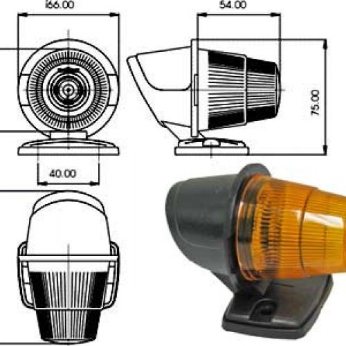 Front corner-Identification light