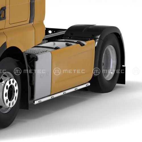 Side bars, 60mm, LED, painted, 5 yellow LED