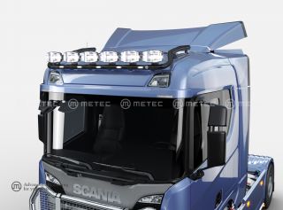 LH for roof, painted ,wiring for 6 lights, automudeli pistikuga | 6 mounts for lights | 5 white LED