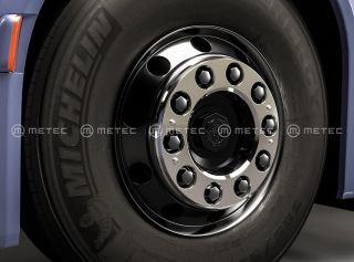 Boltcircle cover, 22,5" steel wheel