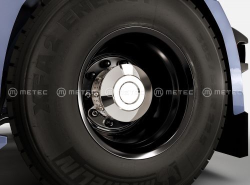 Rearax.cap, low,perf. 22,5" steel wheel