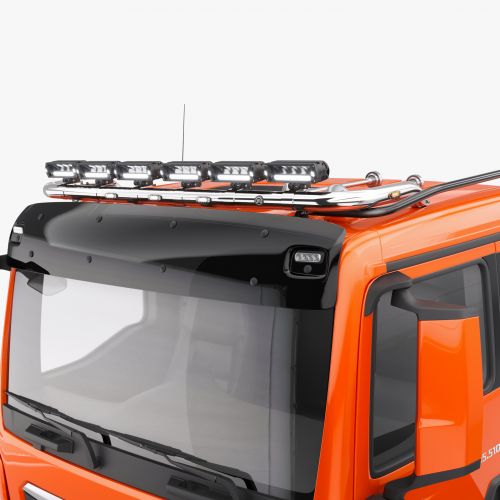 Katusele kandur kaabel 6-le tulele | 6 klamber laternakinnitust | 3 valget + 2 kollast LED-i TN katusele