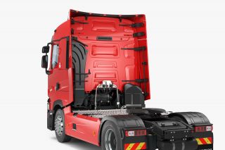 Upper rail, ülemine, painted, 5 red LED