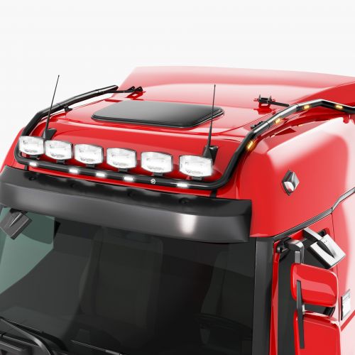 LH for roof, painted wiring for 6 lights | 6 fixed holders | 5 white + 10 yellow LED