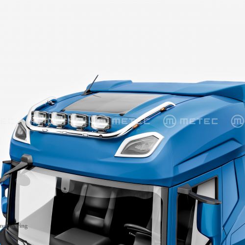 LH for roof | wiring for 4 lights | 4 fixed holders | 3 white + 4 yellow LED