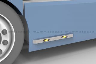 LED bar, 480mm, 2x amber