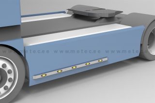 LED bar, 1200mm, 5x amber